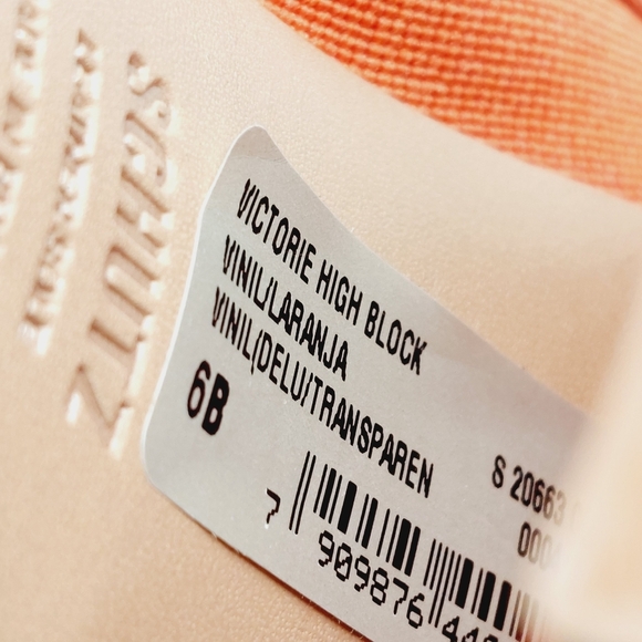 NEW Schutz Victorie High Block Clear Block Heel Dress Sandals C870 - Picture 11 of 14